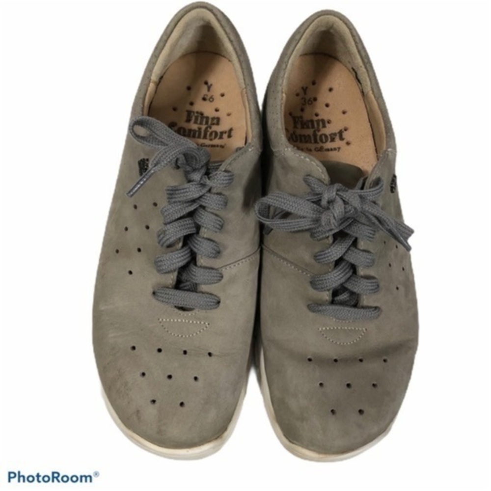 Finn Comfort soft suede walking shoes, EUC